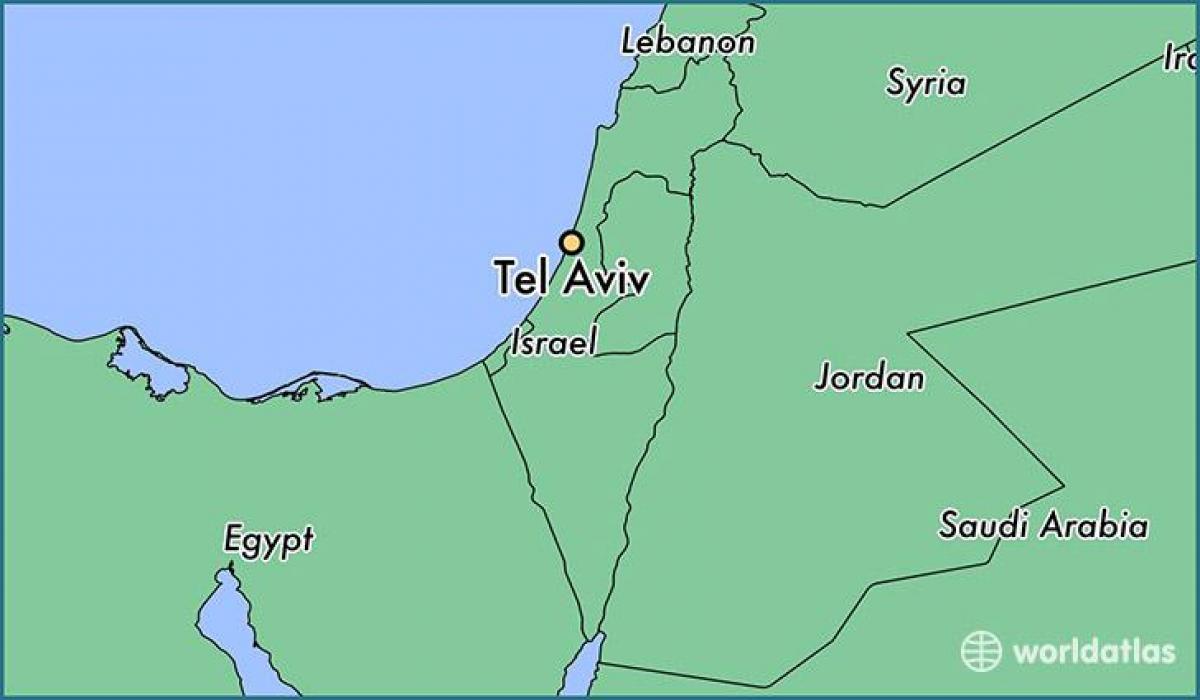 Тель-Авів на карті