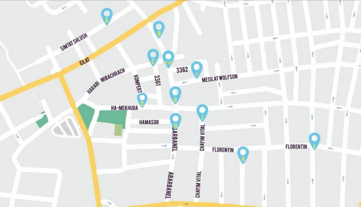 карта флорентин Тель-Авів