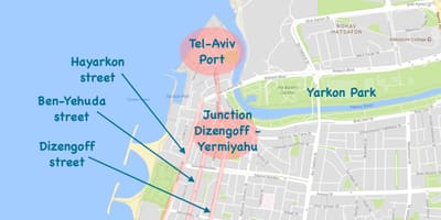 Парк яркон карті