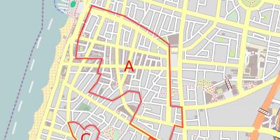 Карта Білий місто Тель-Авів