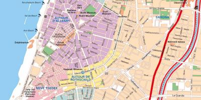 Карта Тель-Авіва парковка